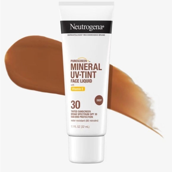 Neutrogena Purescreen+ UV Tinted Mineral face liquid Sunscreen in Deep new - Picture 4 of 5